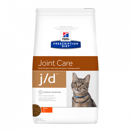 Hill's Prescription j/d Diet для кошек при заболеваниях опорно-двигательного аппарата с курицей