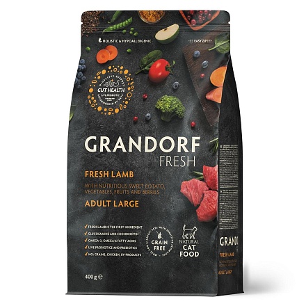 GRANDORF Fresh Cat LARGE Lamb&Sweet Potato