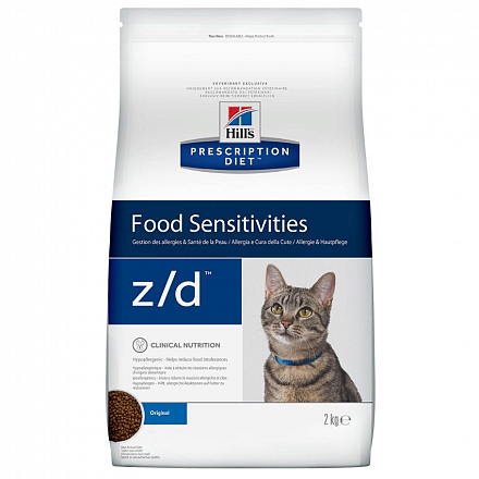 Hill's Prescription z/d Diet для кошек при пищевой аллергии