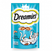 Dreamies Для кошек подушечки  с лососем