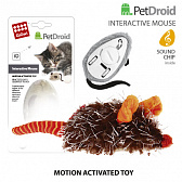 GIGwi PET Droid ИНТЕРАКТИВНАЯ ИГРУШКА МЫШКА ДЛЯ КОШКИ СО ЗВУКОВЫМ ЧИПОМ