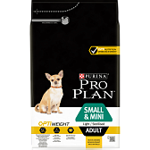 Purina Pro Plan для склонных к избыточному весу и/или стерилизованных взрослых собак мелких и карликовых пород с курицей и рисом