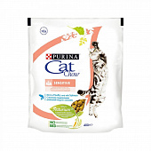 Purina Cat Chow  для кошек с чувствительным пищеварением с лососем и домашней птицей