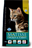 Matisse Chicken&Turkey для кошек с курицей и индейкой