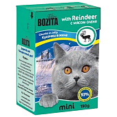 Bozita Mini Для кошек кусочки в желе с мясом Оленя 190 гр