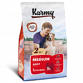 Karmy Medium Adult, Корм для собак средние породы, телятина