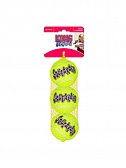 KONG Игрушка для собак Air теннисный мяч средний 3 шт
