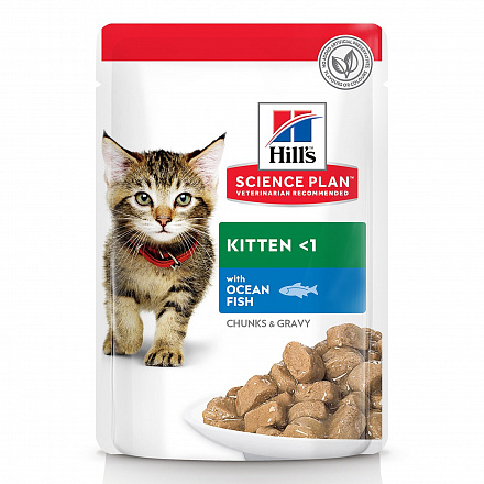 Hill's Science Plan  Для котят с океанической рыбой 85 гр