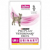 Pro Plan Veterinary Diets кусочки в соусе для кошек при мочекаменной болезни с курицей
